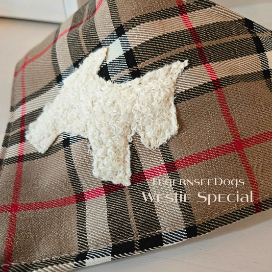 "Westie Special" ▪︎ Bandana ▪︎ Camel