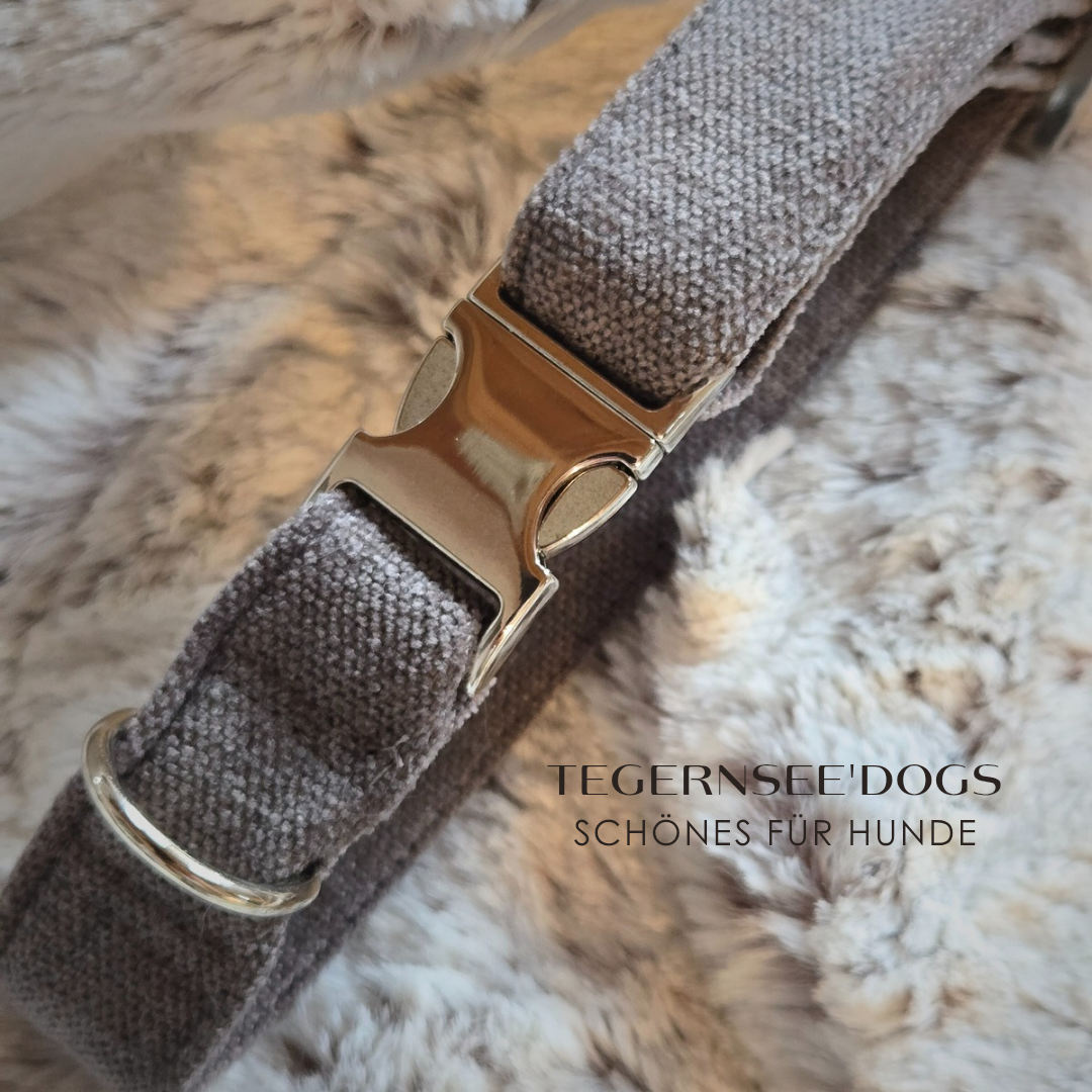 Halsband SamtPfote Anthrazit