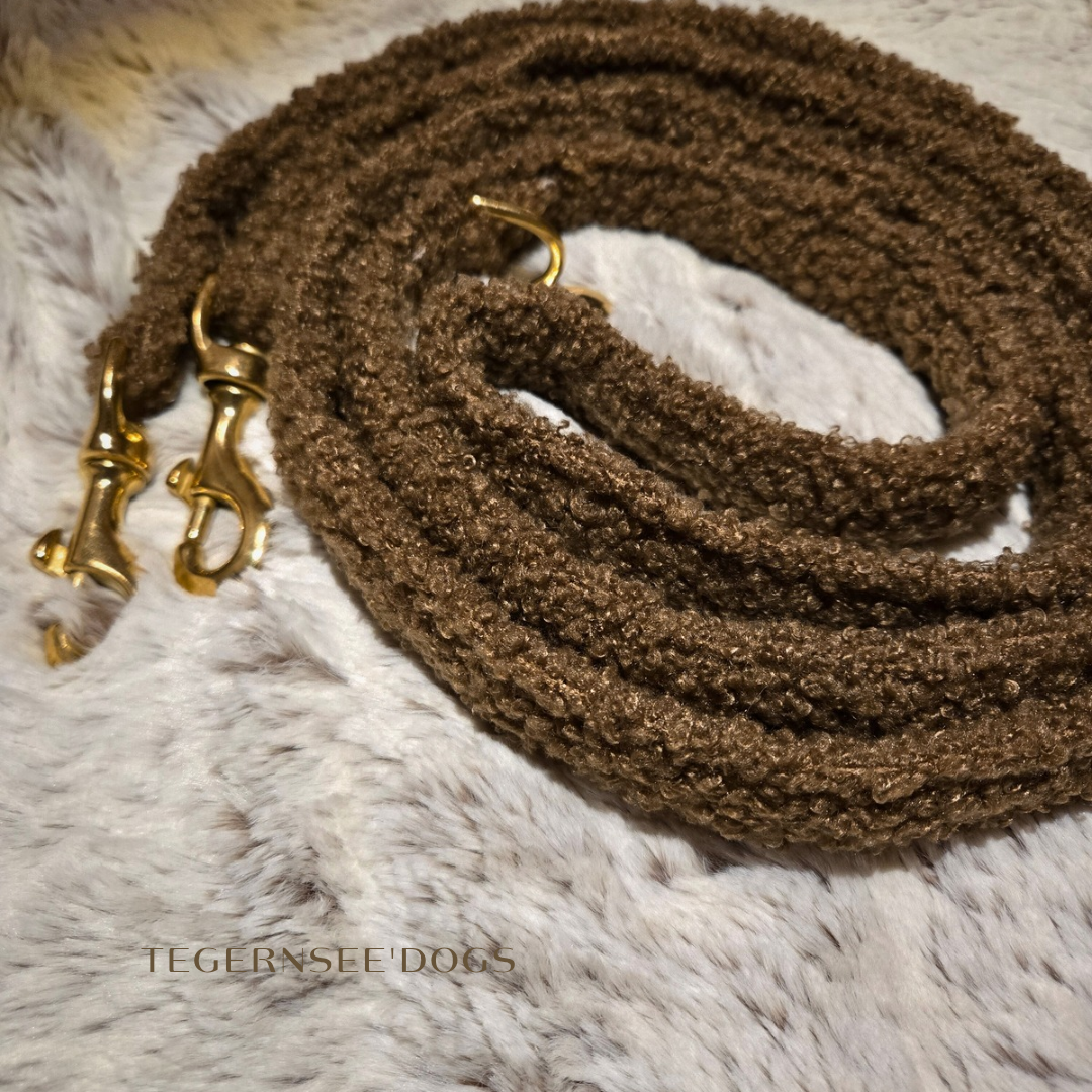 Hundeleine Bouclé Mocca