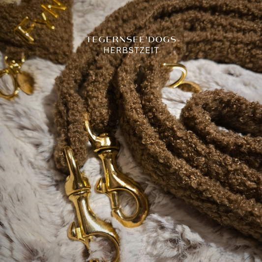 Hundeleine Bouclé Mocca