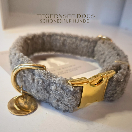 Halsband Bouclé Taupe