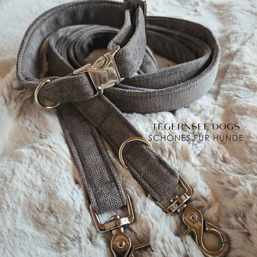Halsband SamtPfote Anthrazit