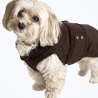 Faux Fur Hundemantel chocolate