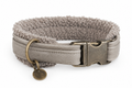 SoftLeder Halsband Cappuccino